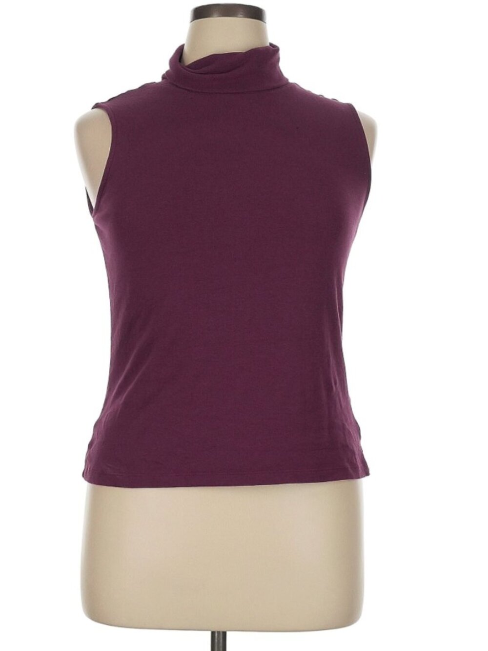 Jones & Co Burgundy Sleeveless t-shirt